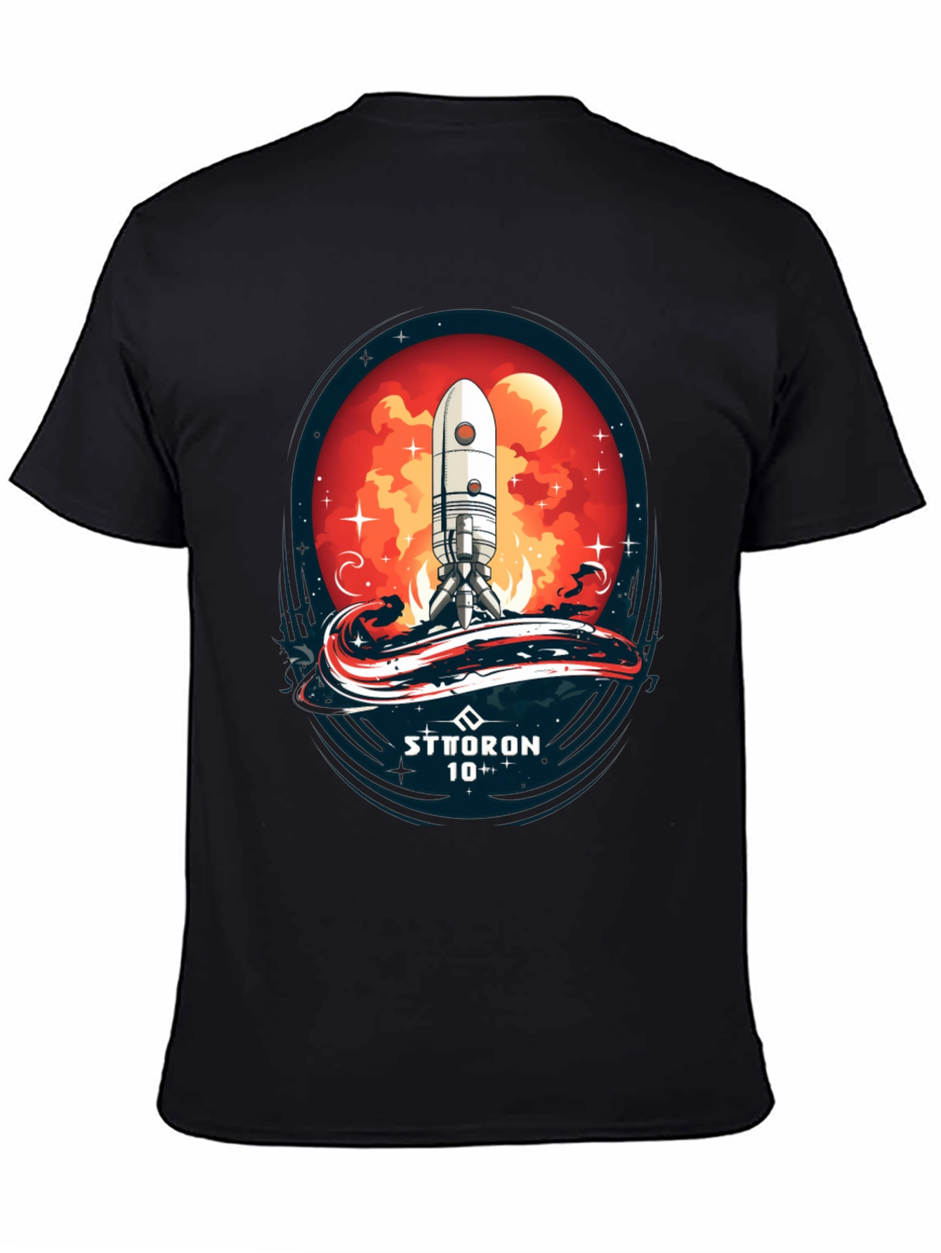 Sci-Fi Rocket Launch T-Shirt - Sttoron 10+