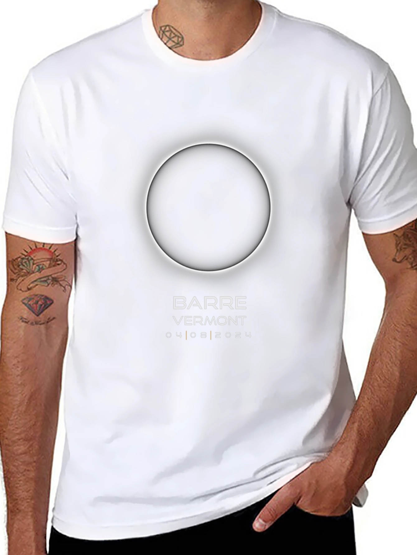 Barre Vermont Solar Eclipse 2024 T-Shirt
