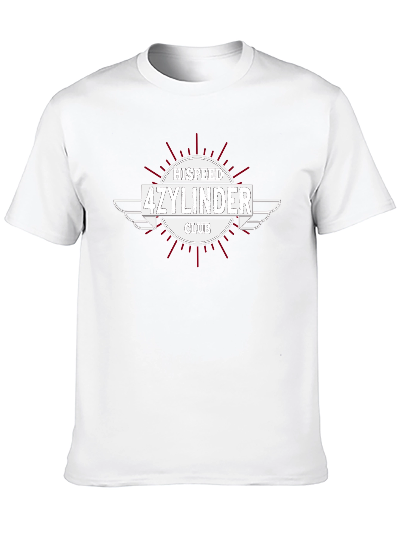 HiSpeed 4Zylinder Club Black Graphic Tee