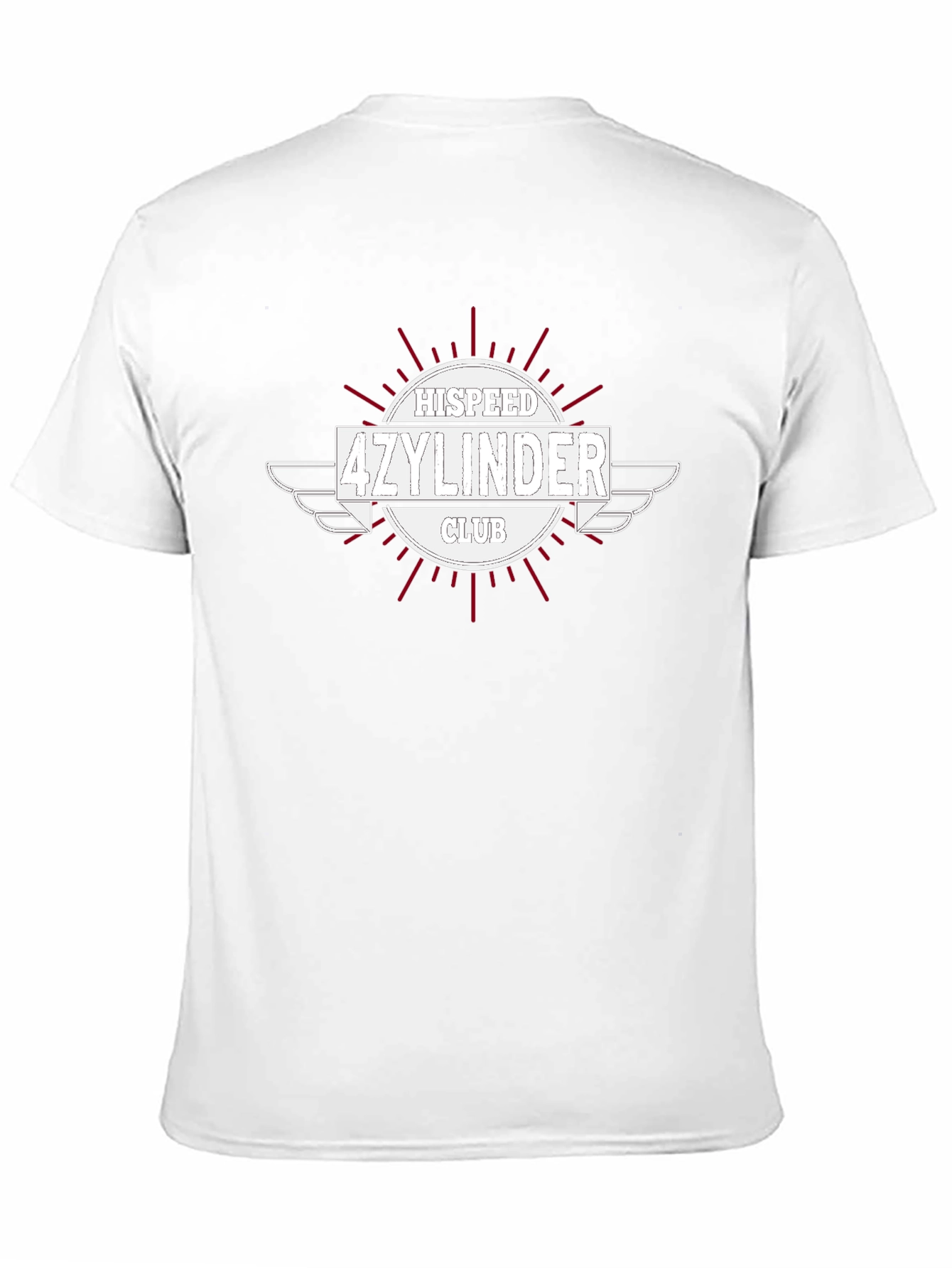 HiSpeed 4Zylinder Club Black Graphic Tee