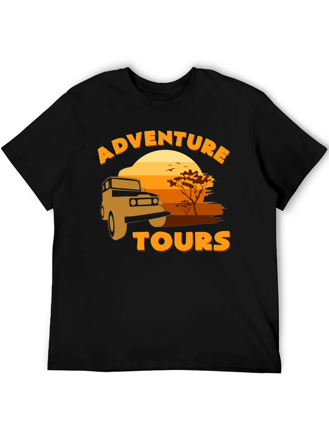 Adventure Tours T-Shirt - Safari Design