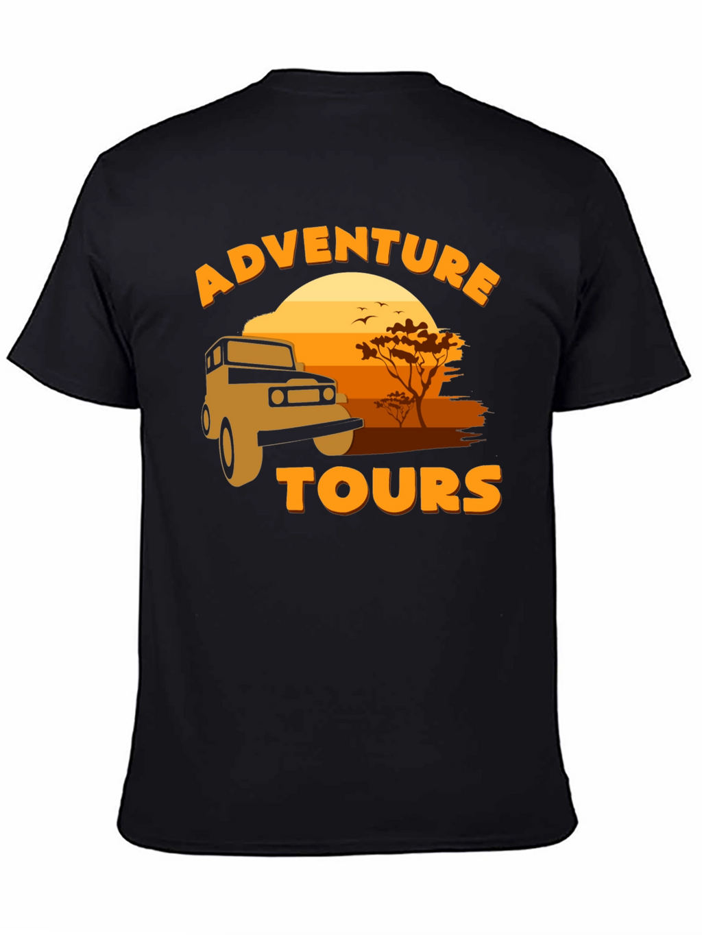 Adventure Tours T-Shirt - Safari Design