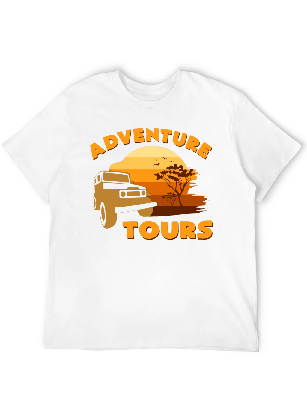 Adventure Tours T-Shirt - Safari Design