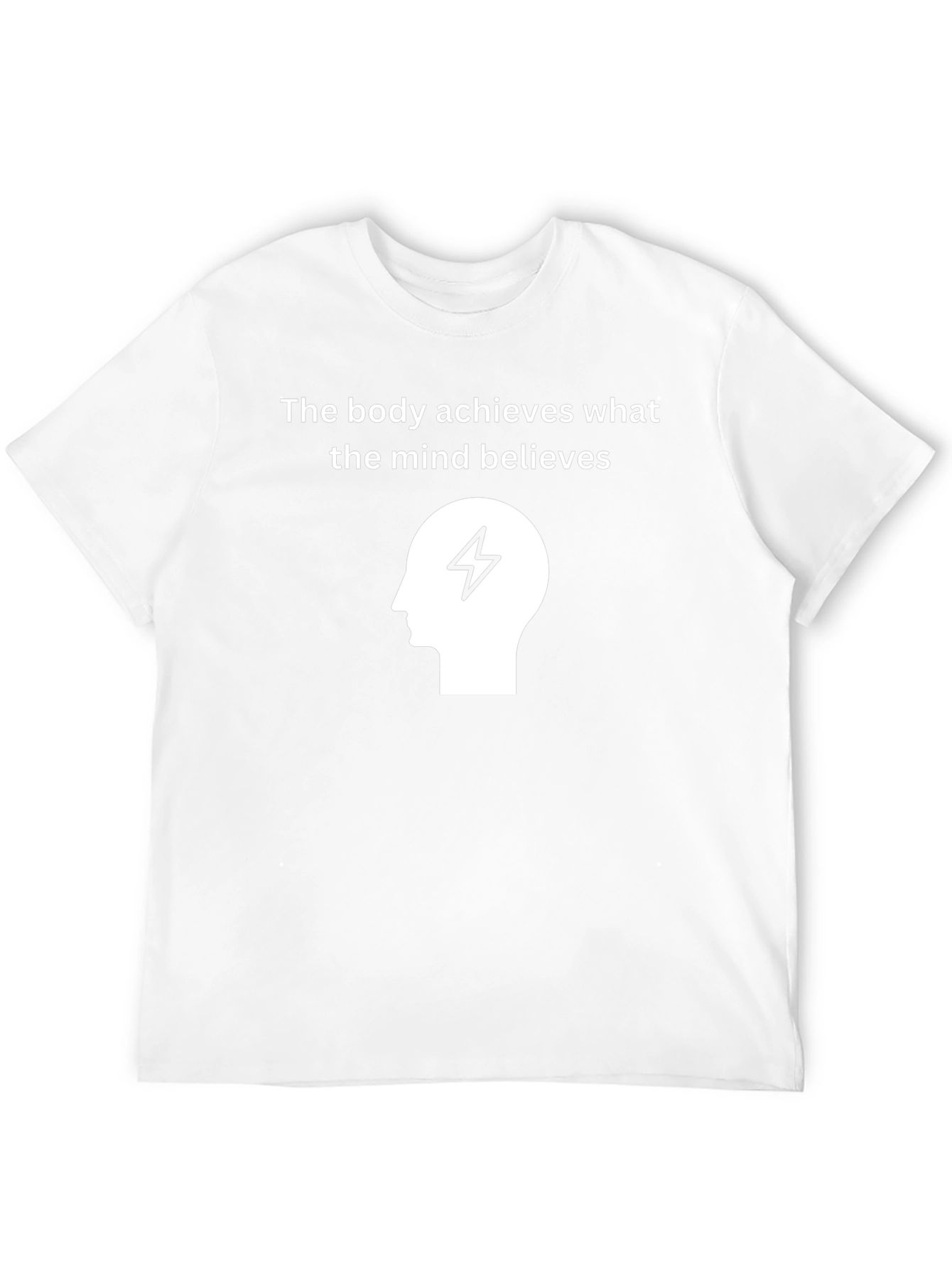 Mind Over Body T-Shirt - Motivational Design