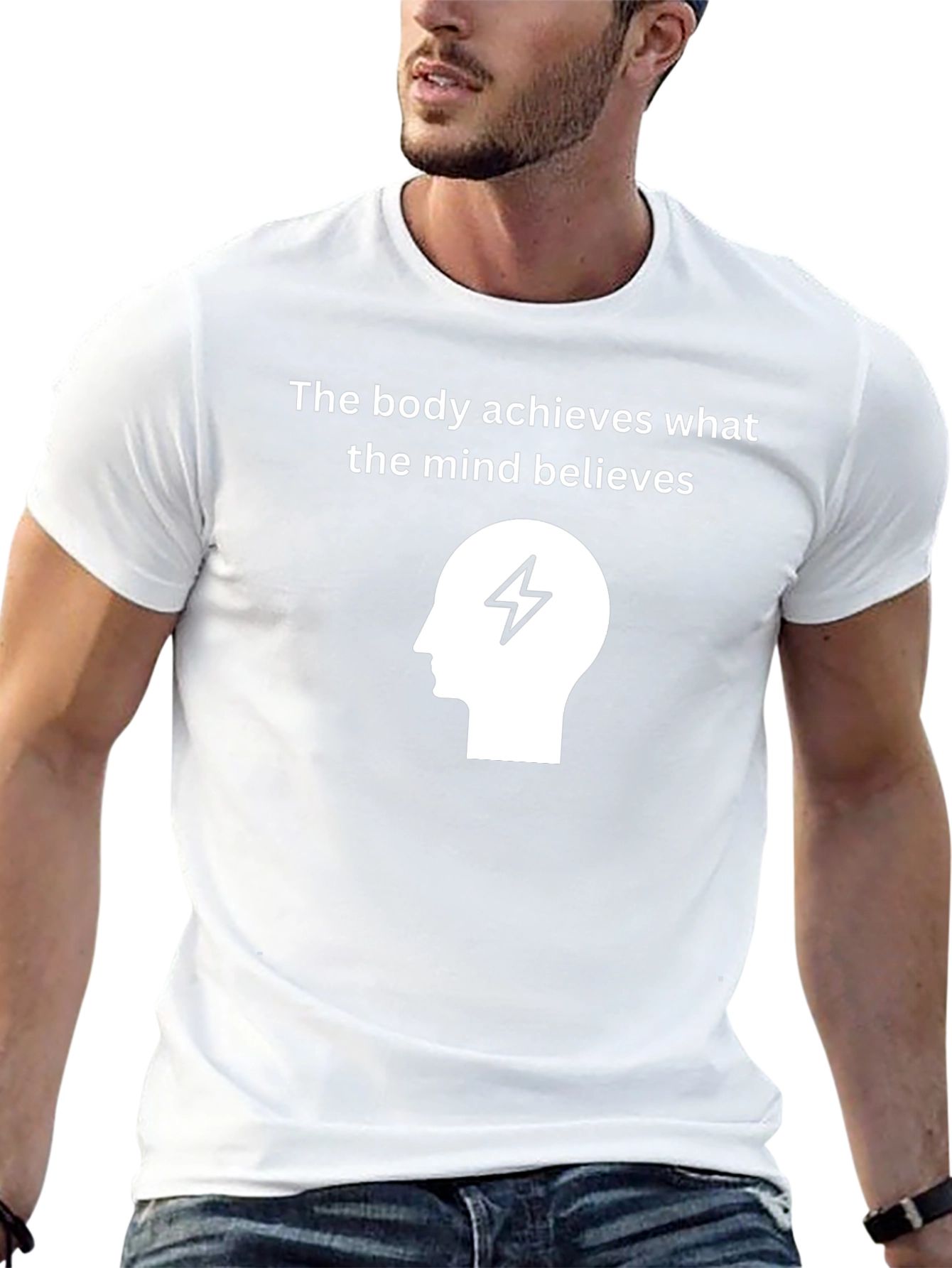 Mind Over Body T-Shirt - Motivational Design