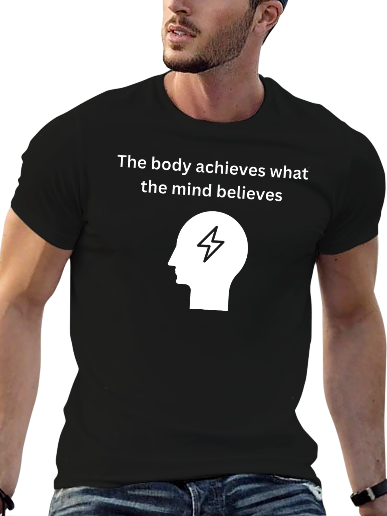 Mind Over Body T-Shirt - Motivational Design