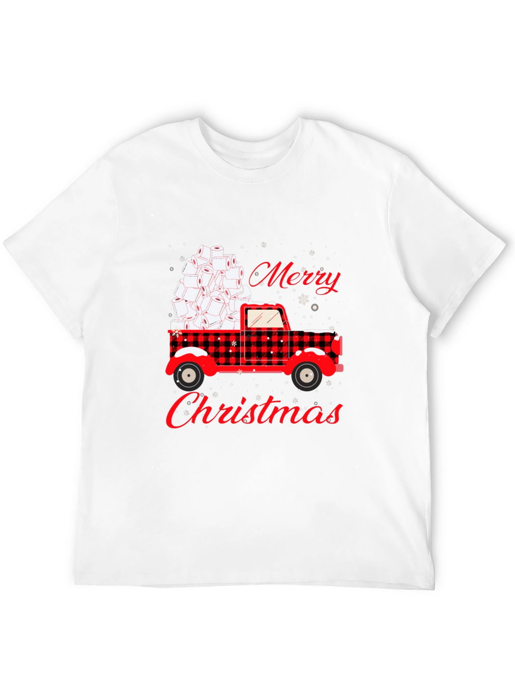 Merry Christmas Toilet Paper Truck Tee