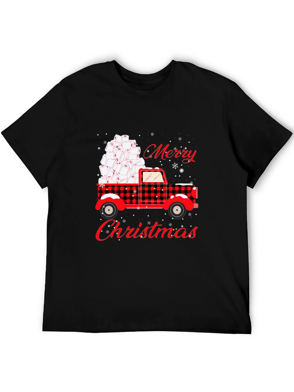 Merry Christmas Toilet Paper Truck Tee