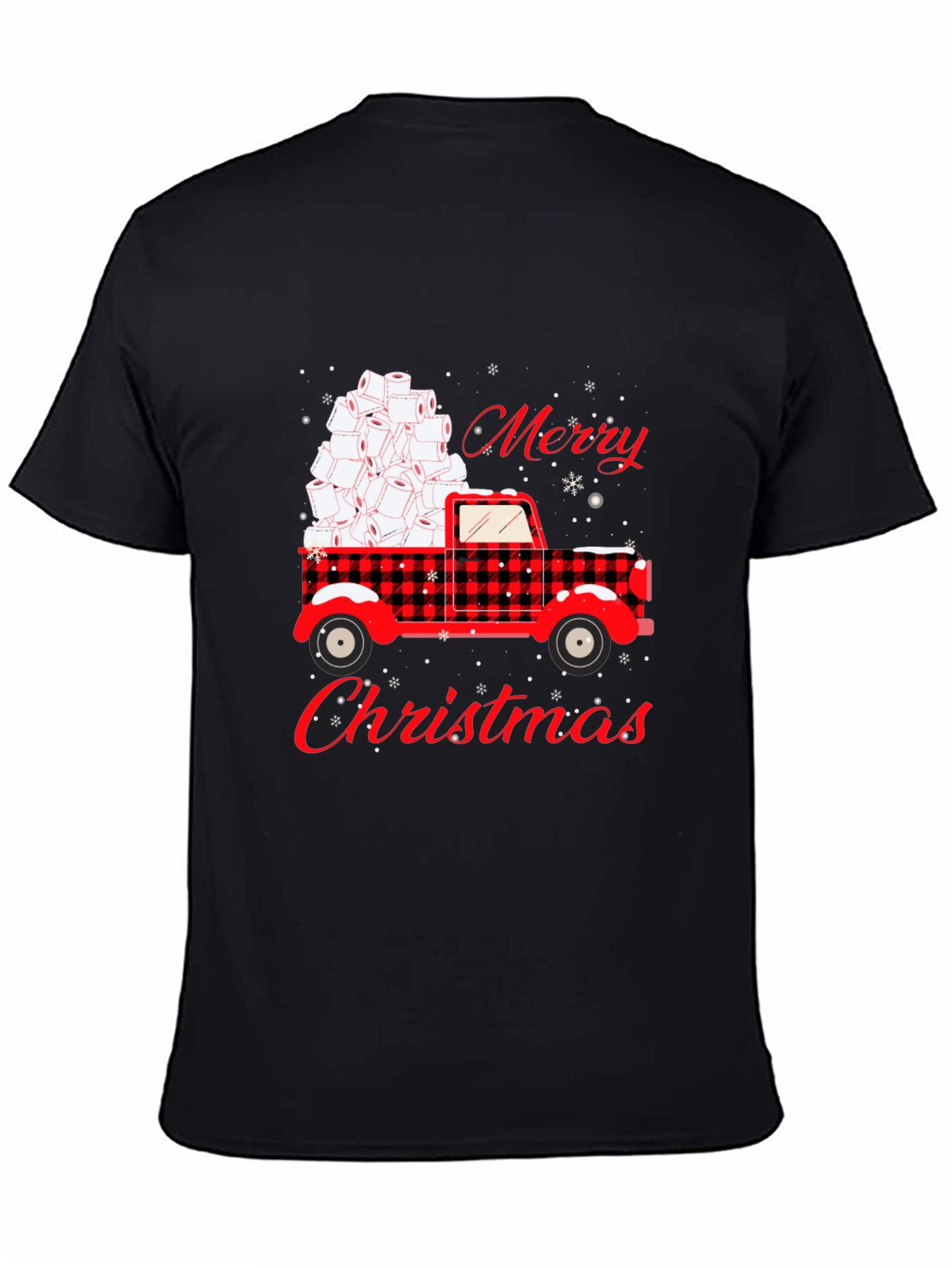Merry Christmas Toilet Paper Truck Tee
