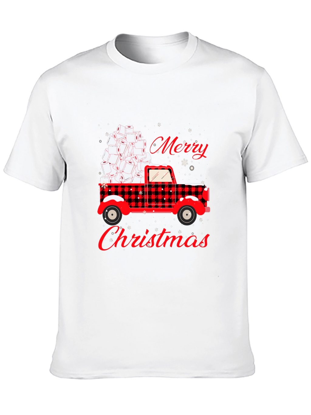 Merry Christmas Toilet Paper Truck Tee