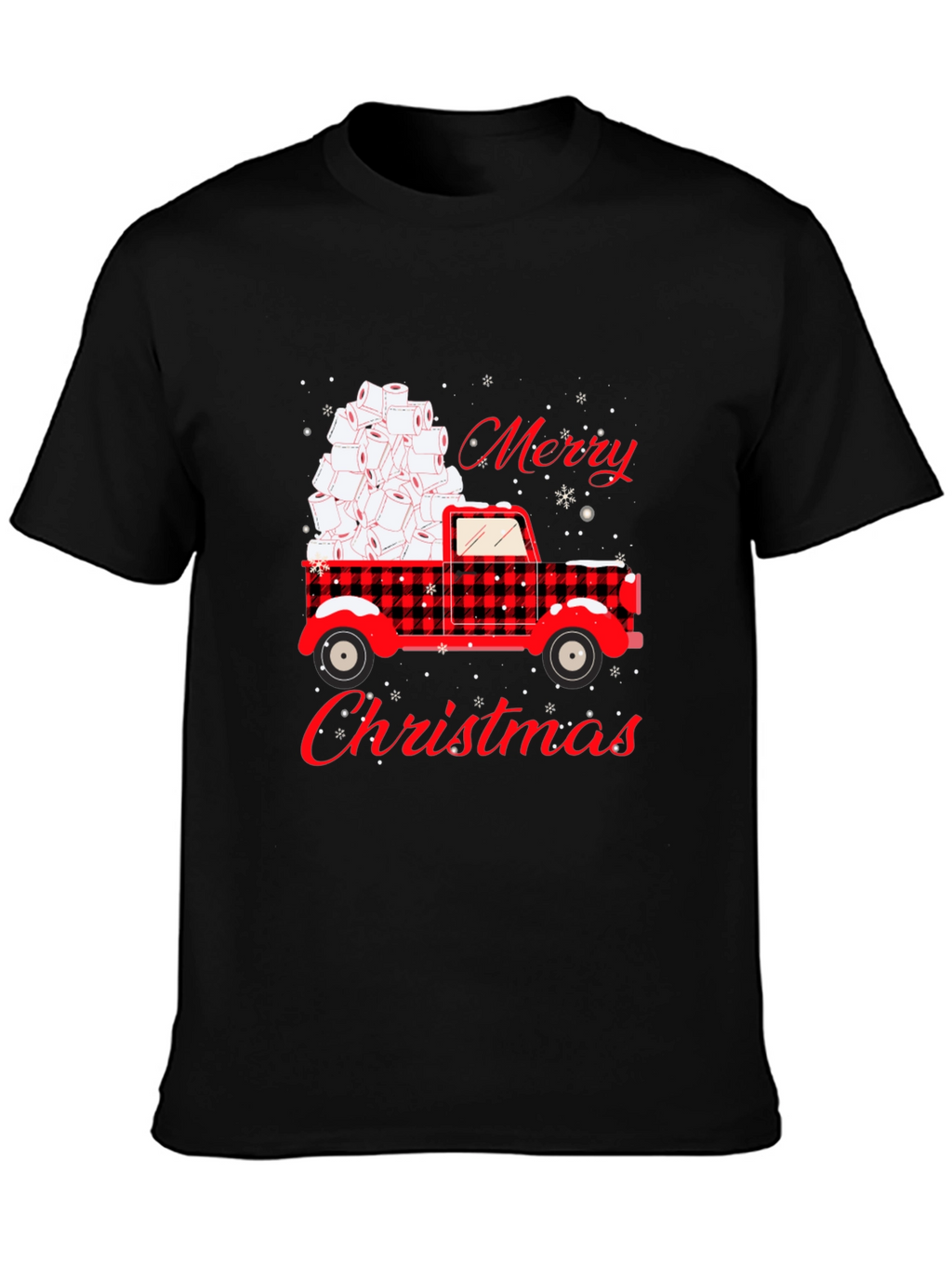 Merry Christmas Toilet Paper Truck Tee