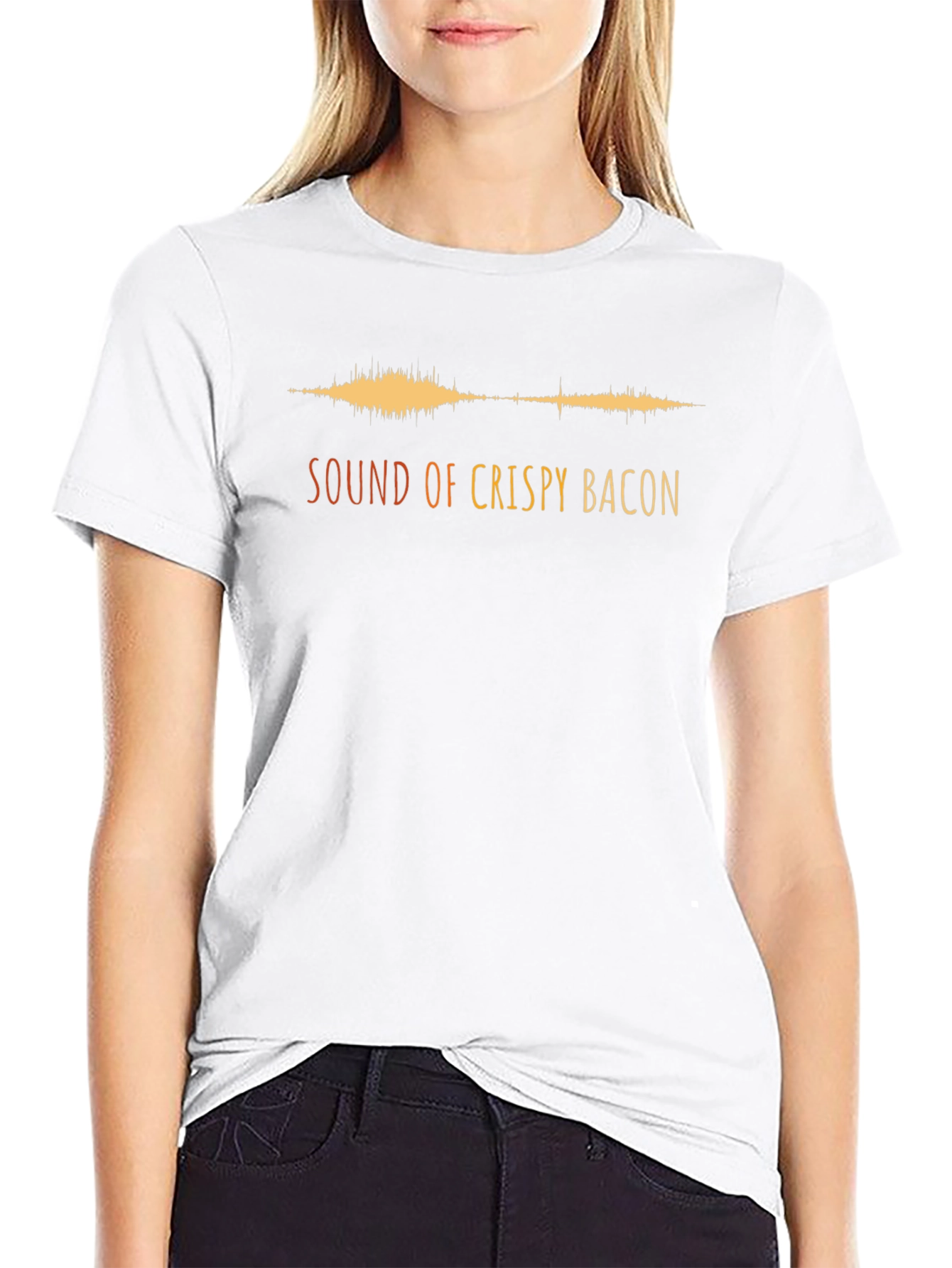 Crispy Bacon Soundwave Graphic Tee