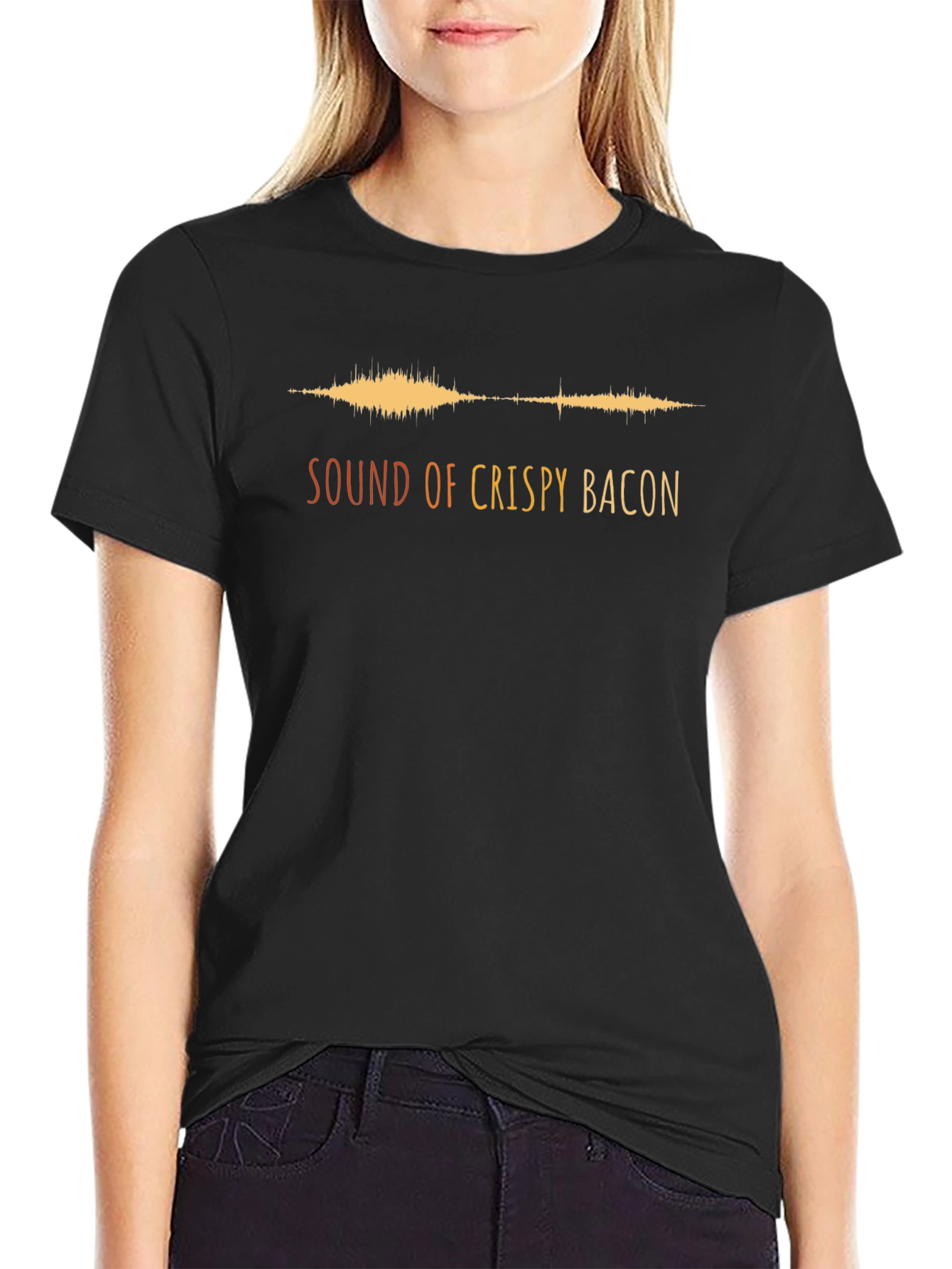 Crispy Bacon Soundwave Graphic Tee