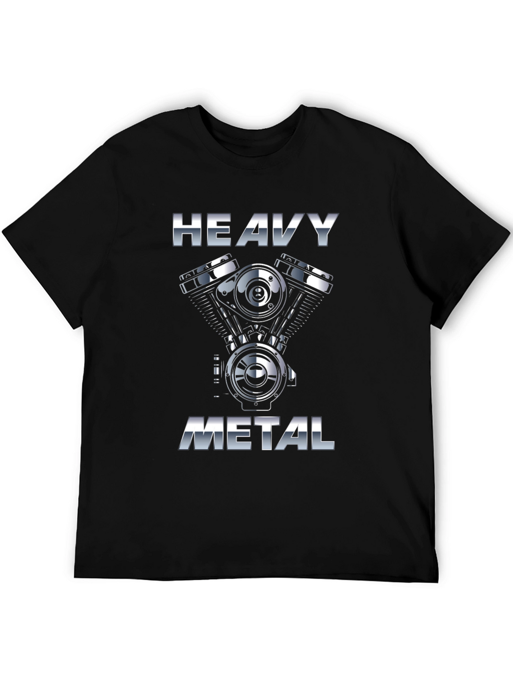 Heavy Metal Engine Graphic T-Shirt