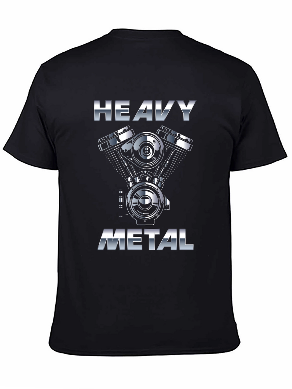 Heavy Metal Engine Graphic T-Shirt