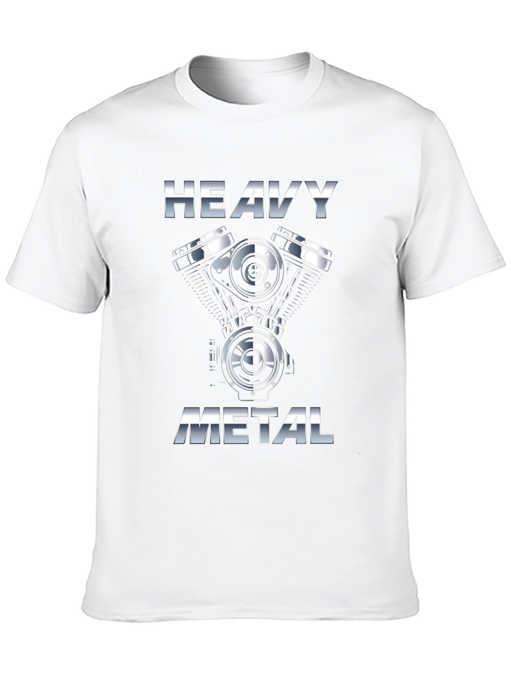 Heavy Metal Engine Graphic T-Shirt