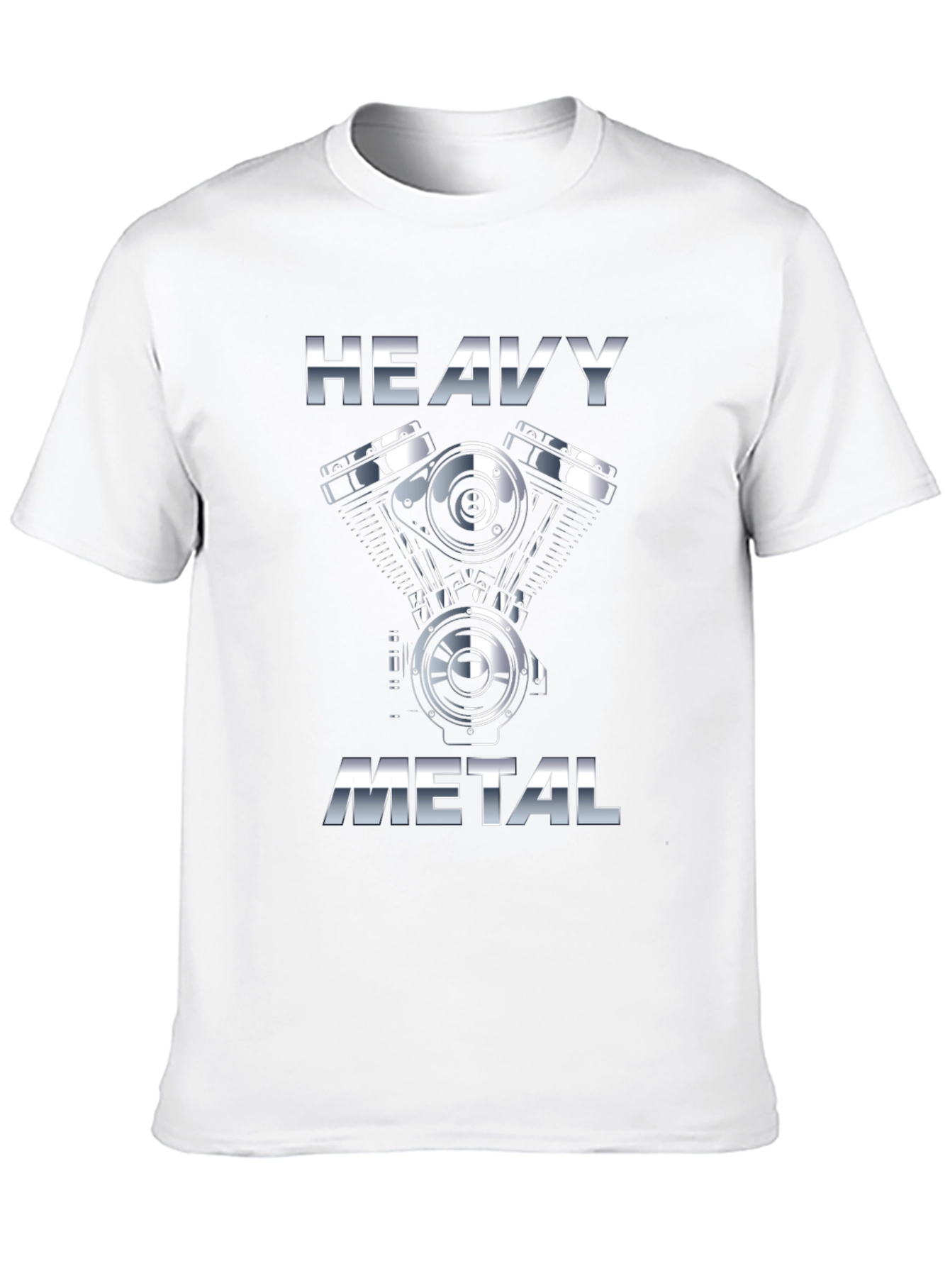 Heavy Metal Engine Graphic T-Shirt