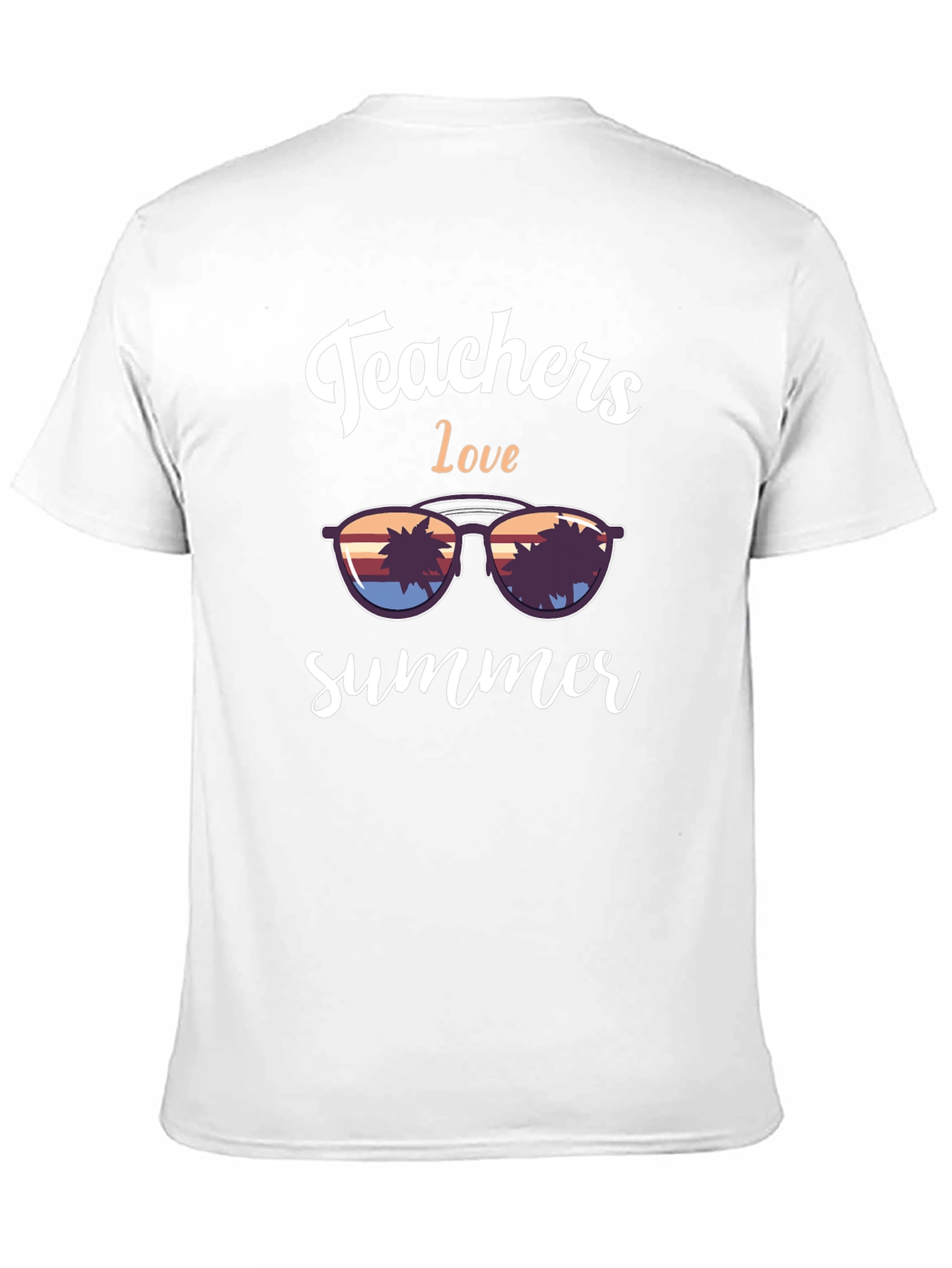 Teachers Love Summer Graphic Tee - Black