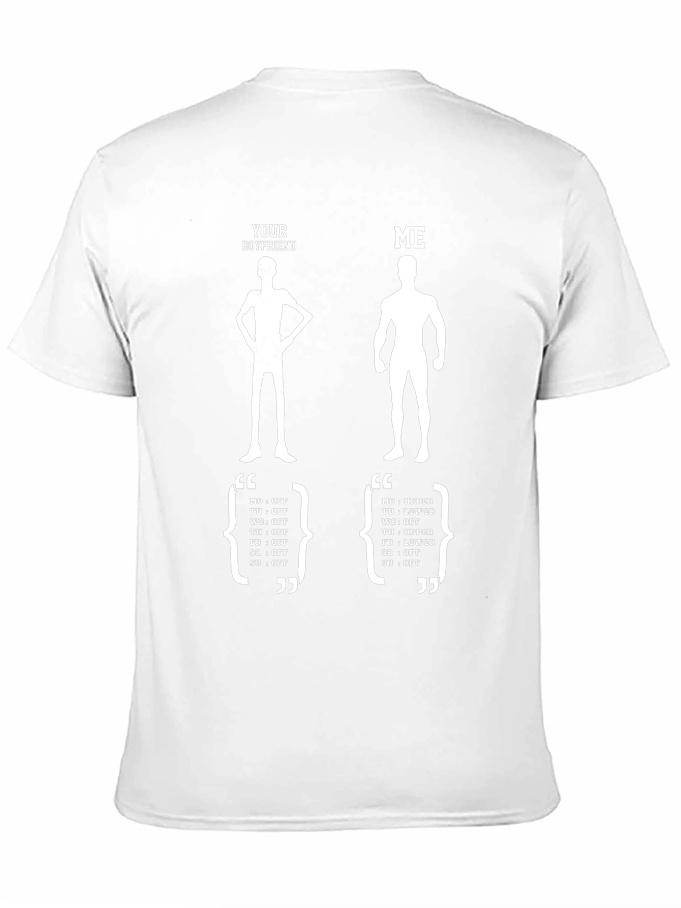 Funny Your Boyfriend vs. Me Graphic Tee