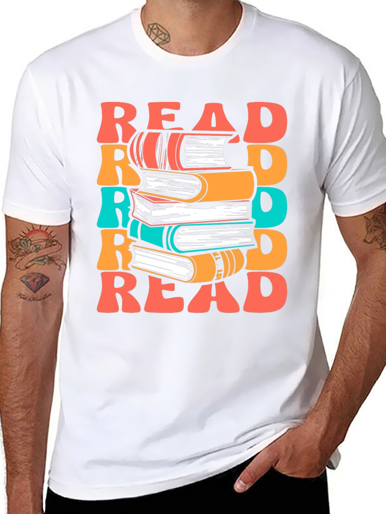 Read Books Graphic Tee - Book Lover Shirt