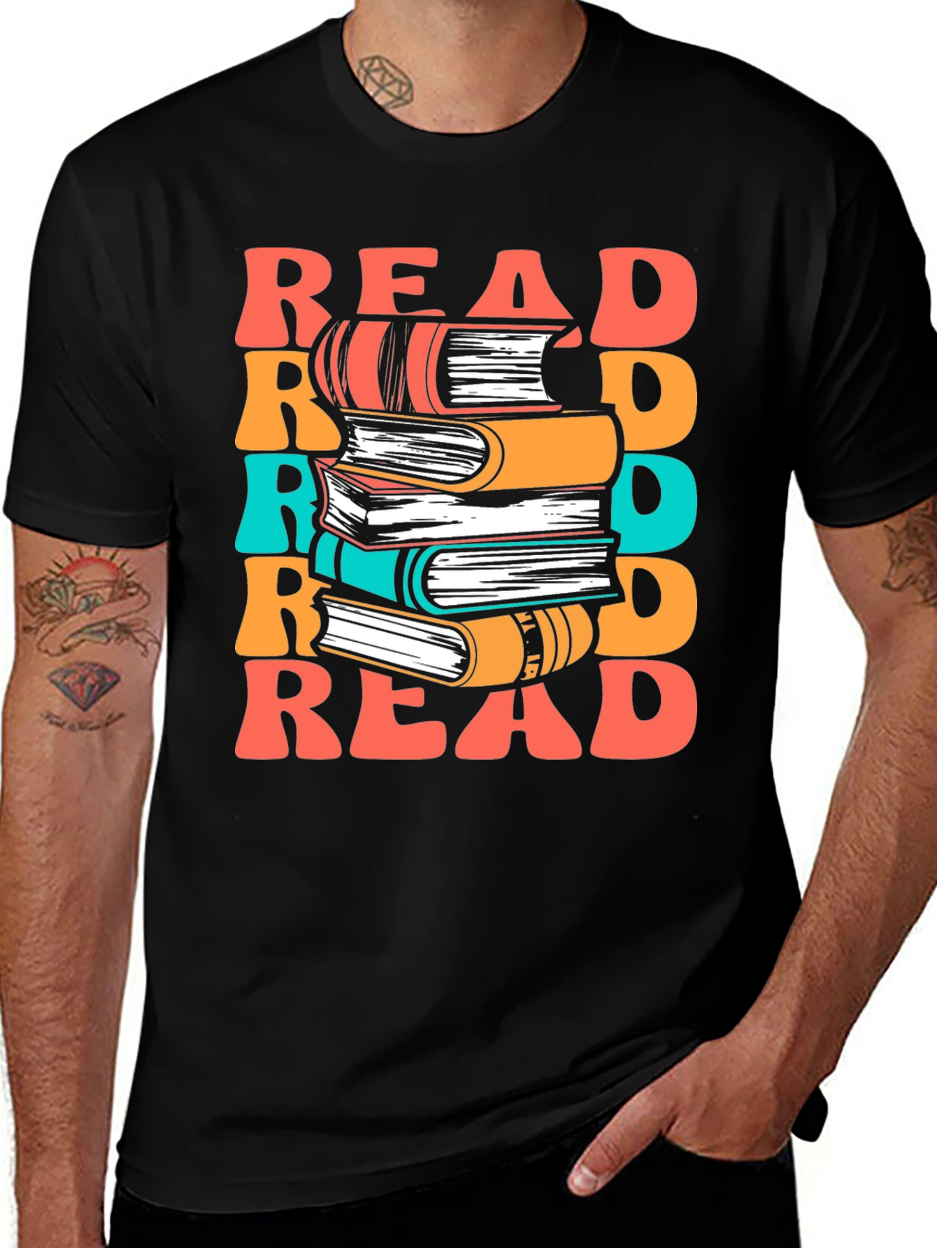 Read Books Graphic Tee - Book Lover Shirt