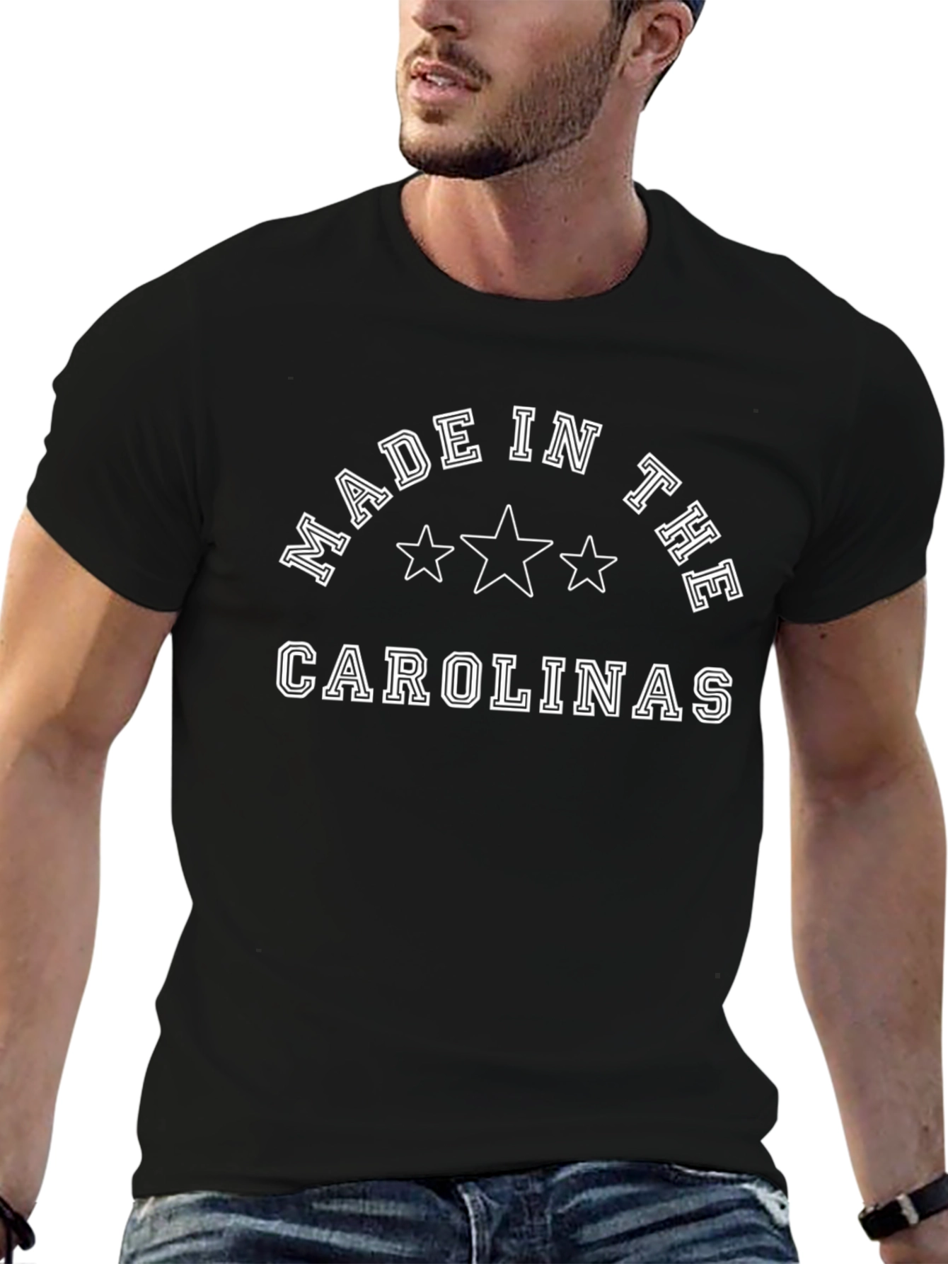 Made in the Carolinas Black T-Shirt