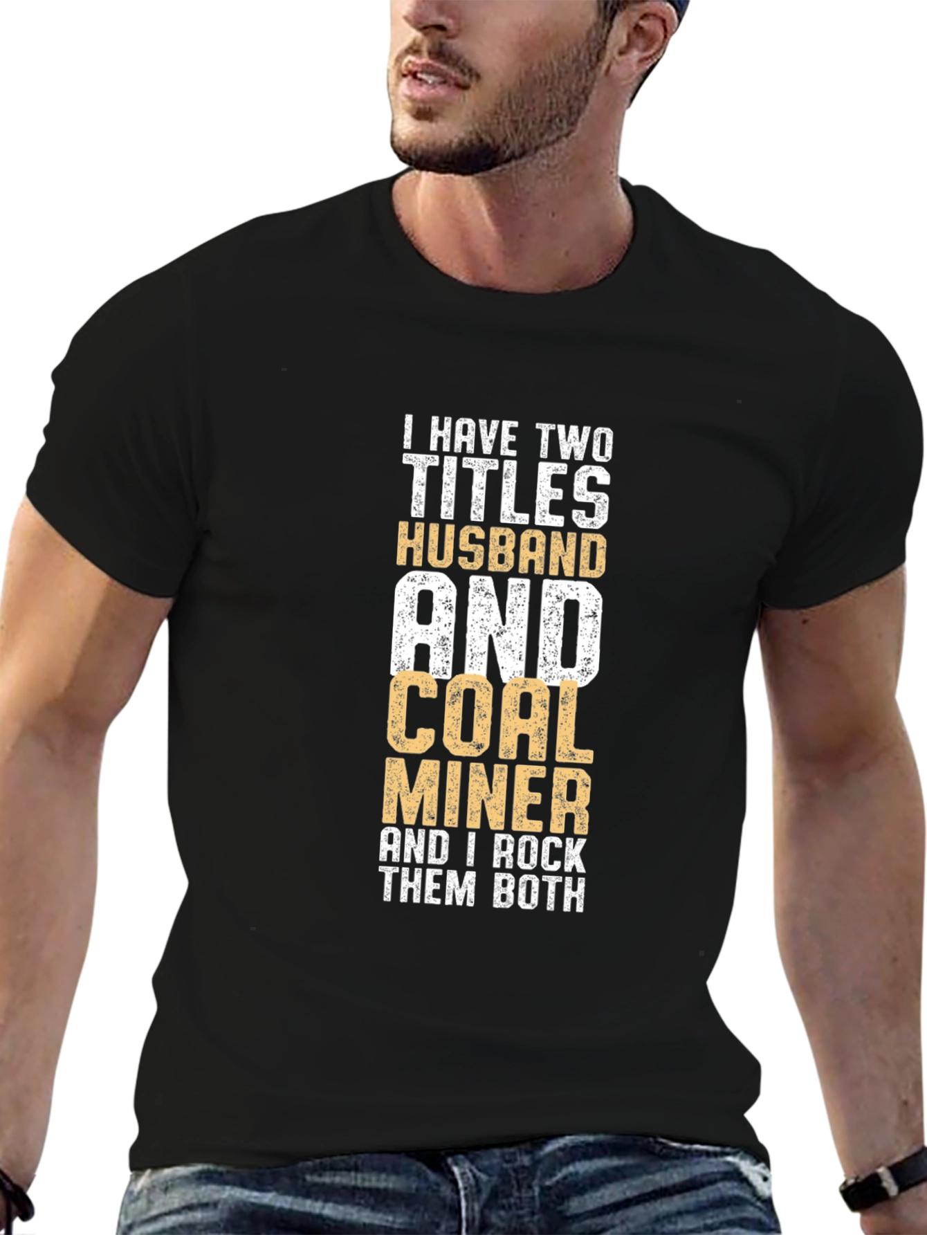 Husband & Coal Miner Graphic T-Shirt