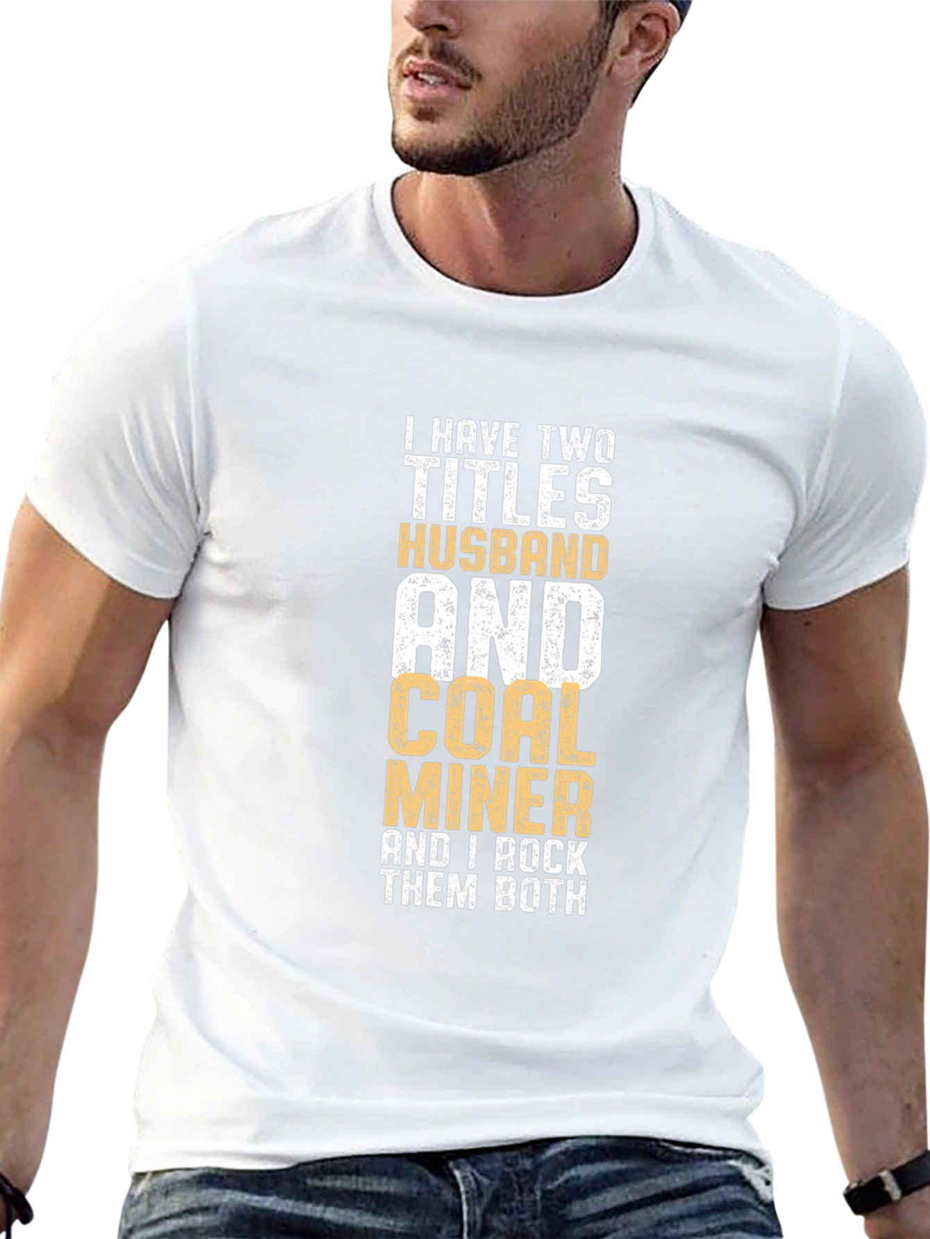 Husband & Coal Miner Graphic T-Shirt