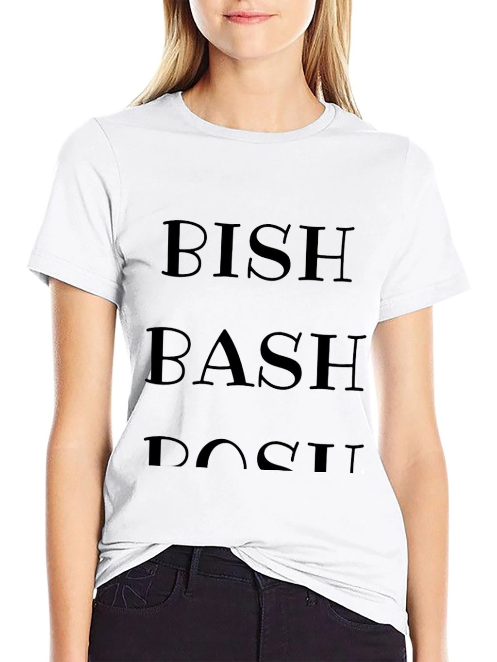Bish Bash Bosh Graphic Tee - Mens Black T-Shirt