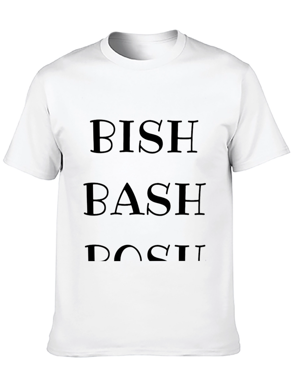 Bish Bash Bosh Graphic Tee - Mens Black T-Shirt