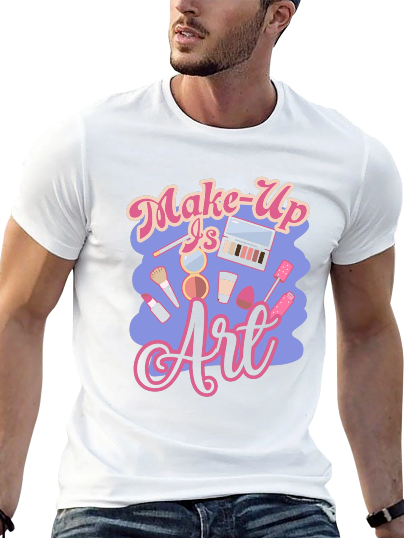 Make-Up Is Art Black T-Shirt