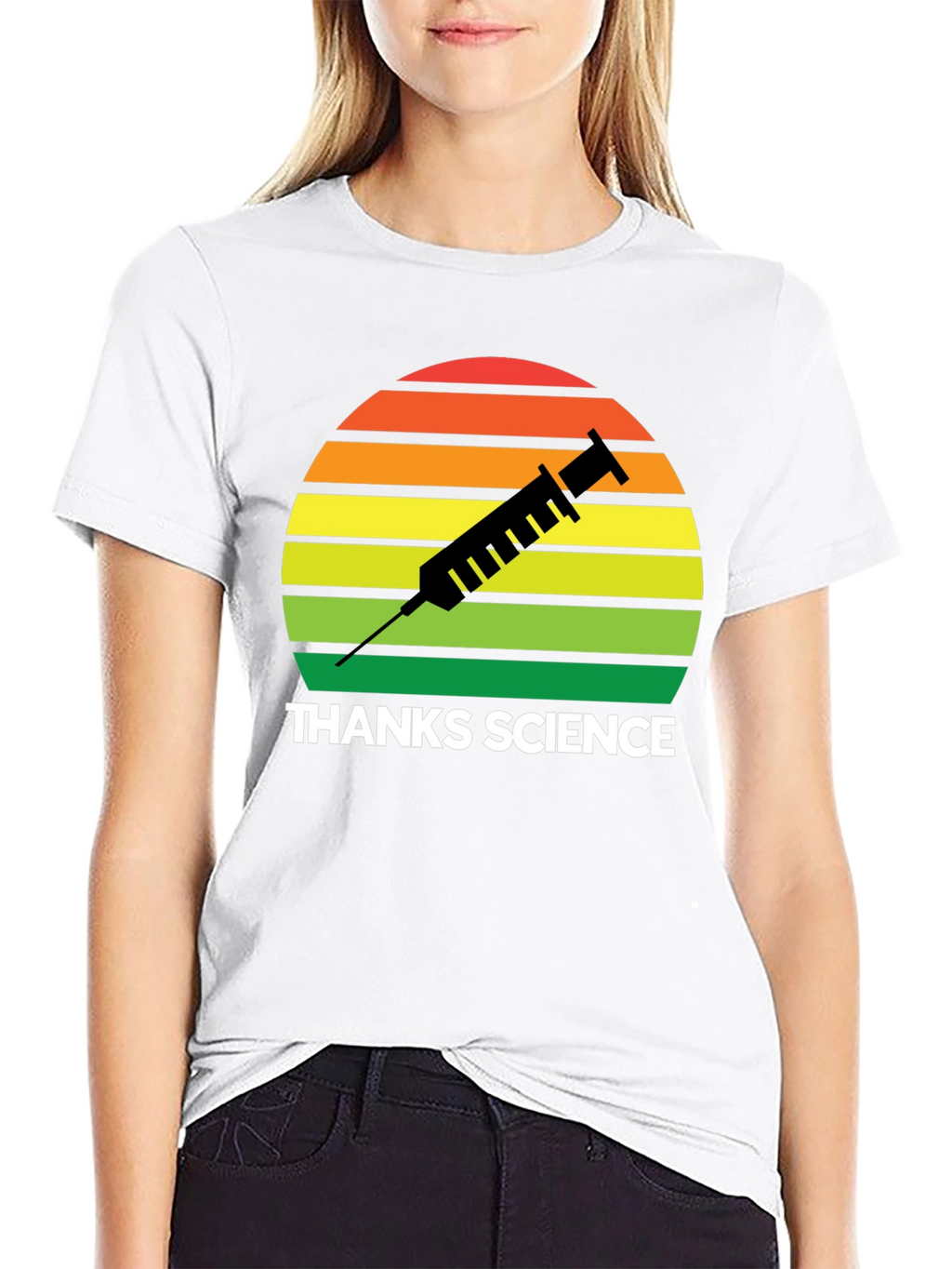 Thanks Science T-Shirt - Vaccine Graphic Tee