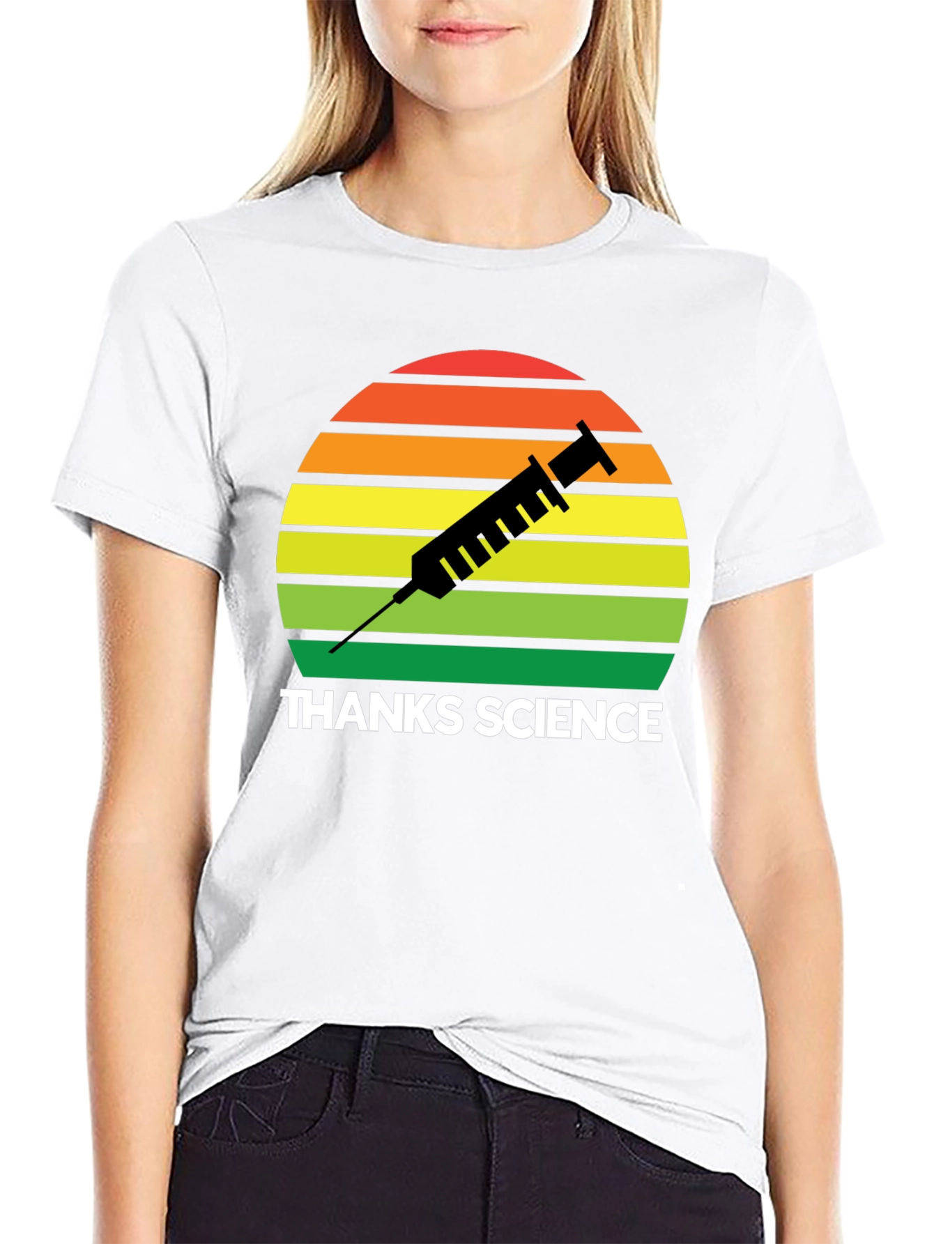 Thanks Science T-Shirt - Vaccine Graphic Tee