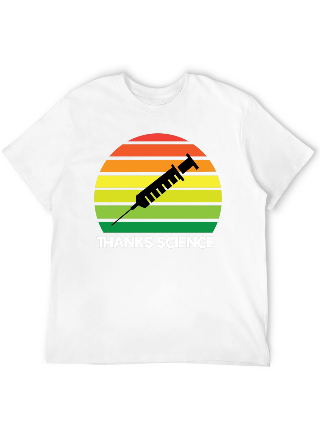 Thanks Science T-Shirt - Vaccine Graphic Tee