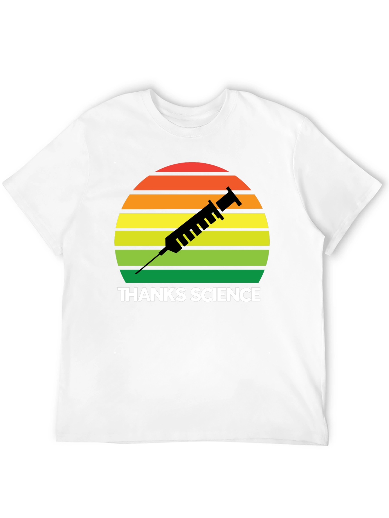 Thanks Science T-Shirt - Vaccine Graphic Tee