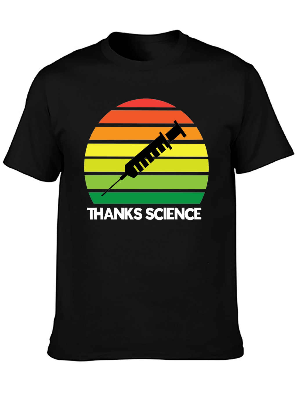 Thanks Science T-Shirt - Vaccine Graphic Tee