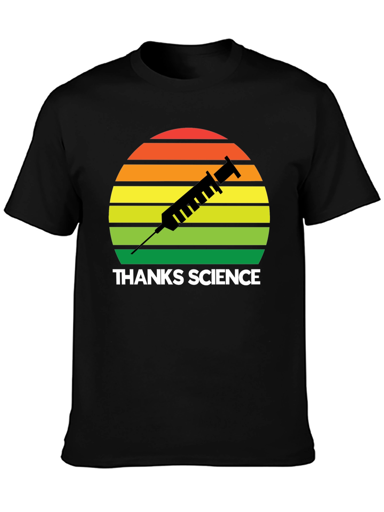 Thanks Science T-Shirt - Vaccine Graphic Tee