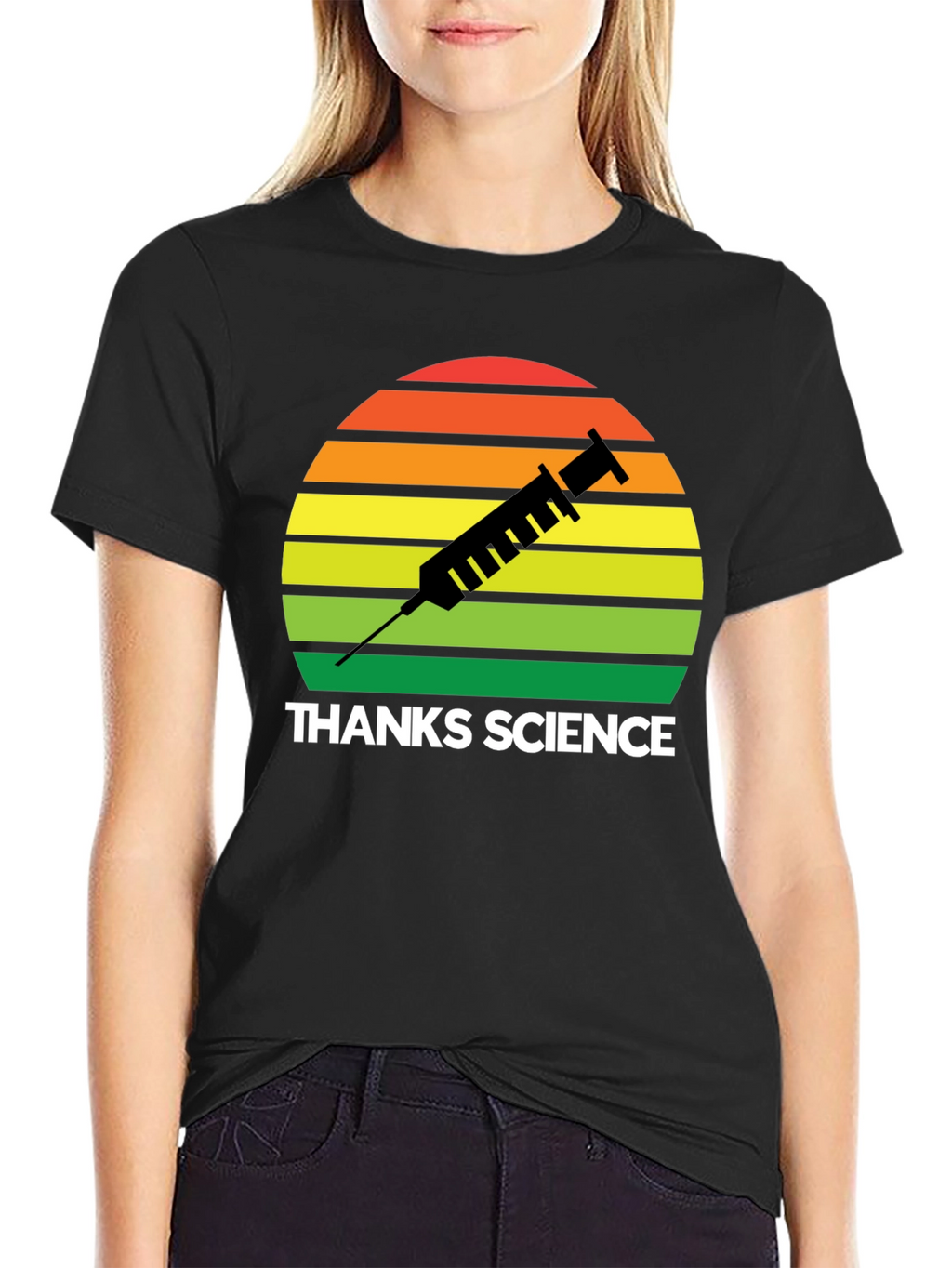 Thanks Science T-Shirt - Vaccine Graphic Tee