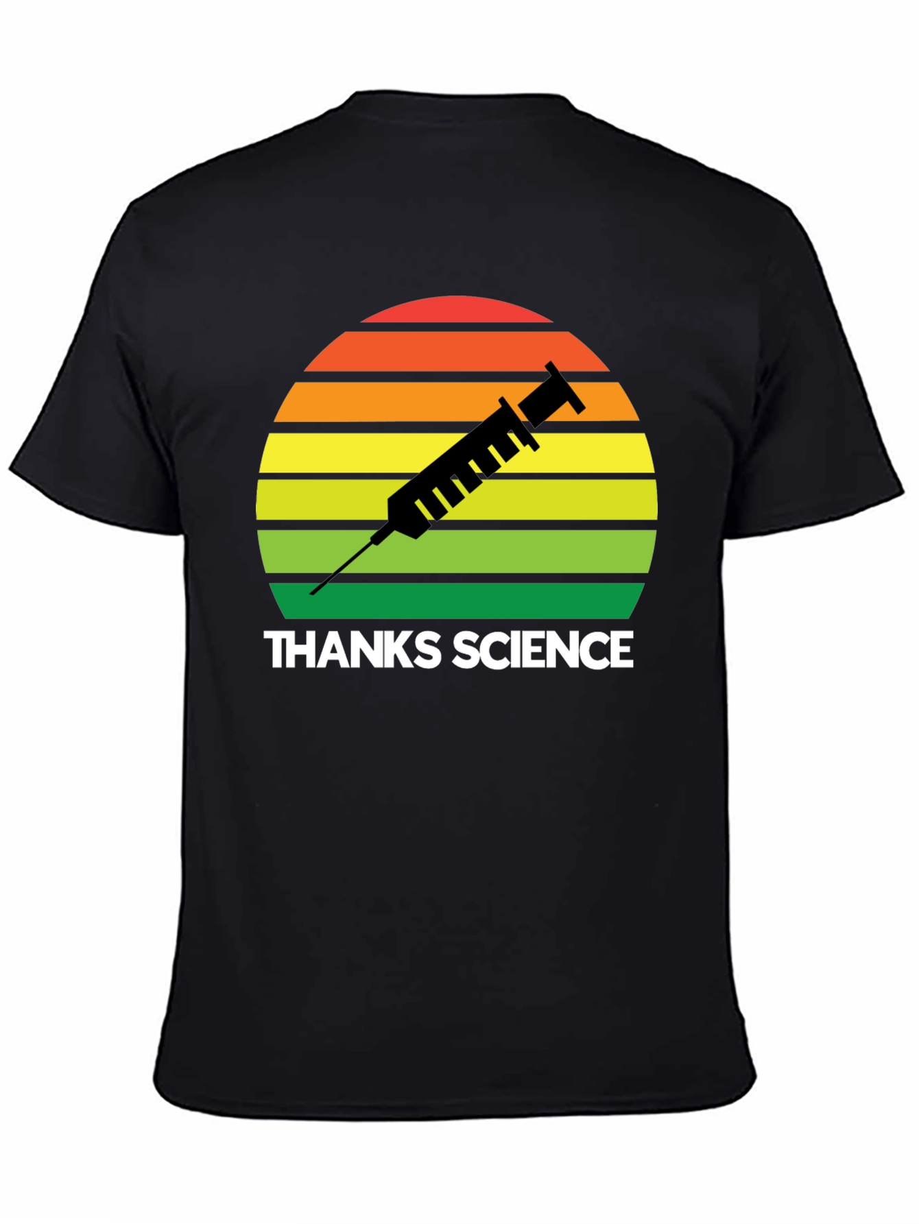 Thanks Science T-Shirt - Vaccine Graphic Tee