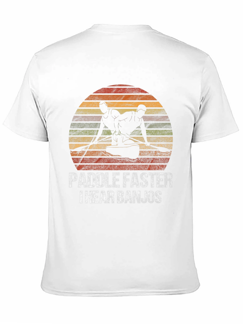 Paddle Faster T-Shirt - Banjo Humor Tee