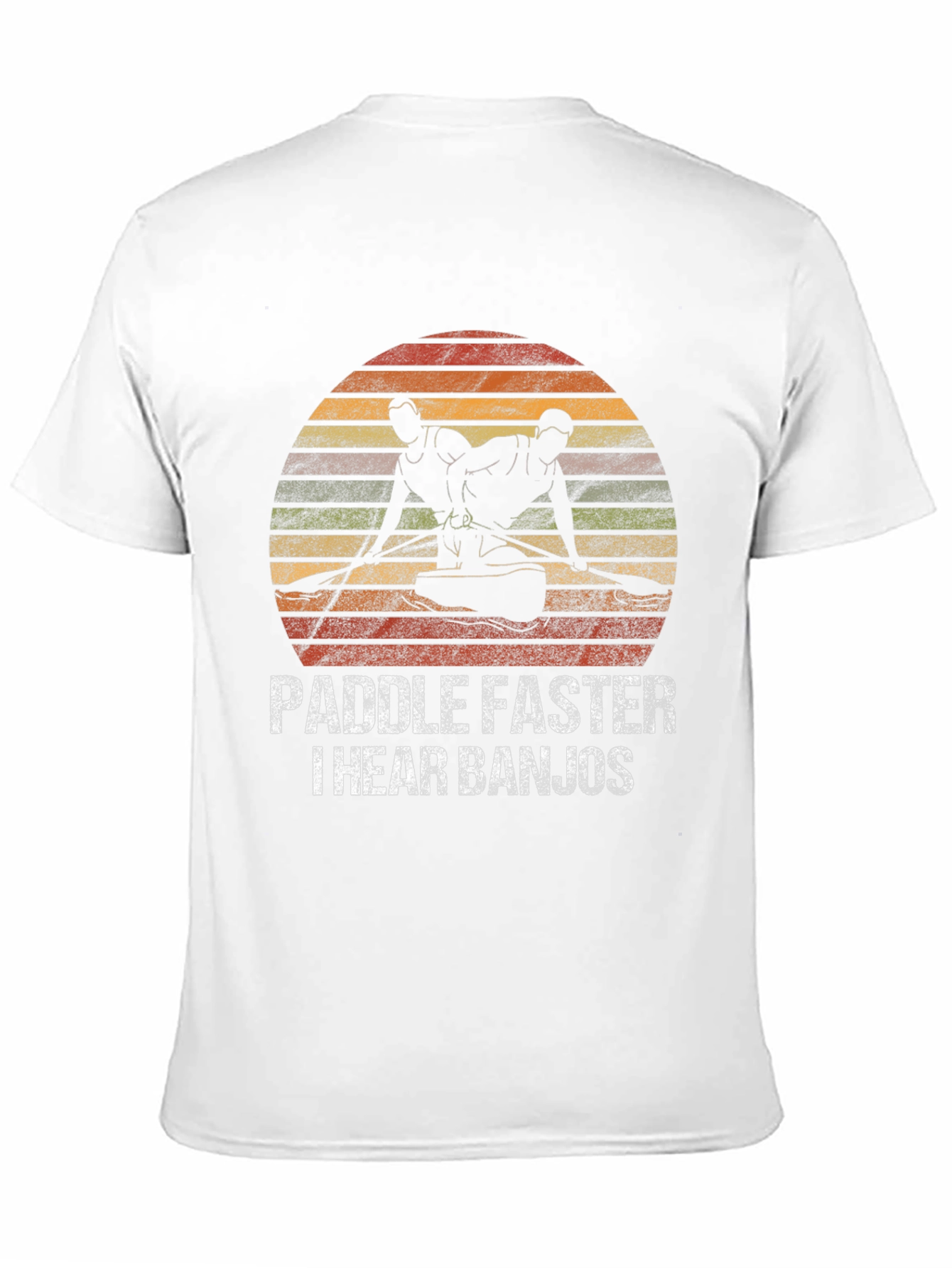 Paddle Faster T-Shirt - Banjo Humor Tee