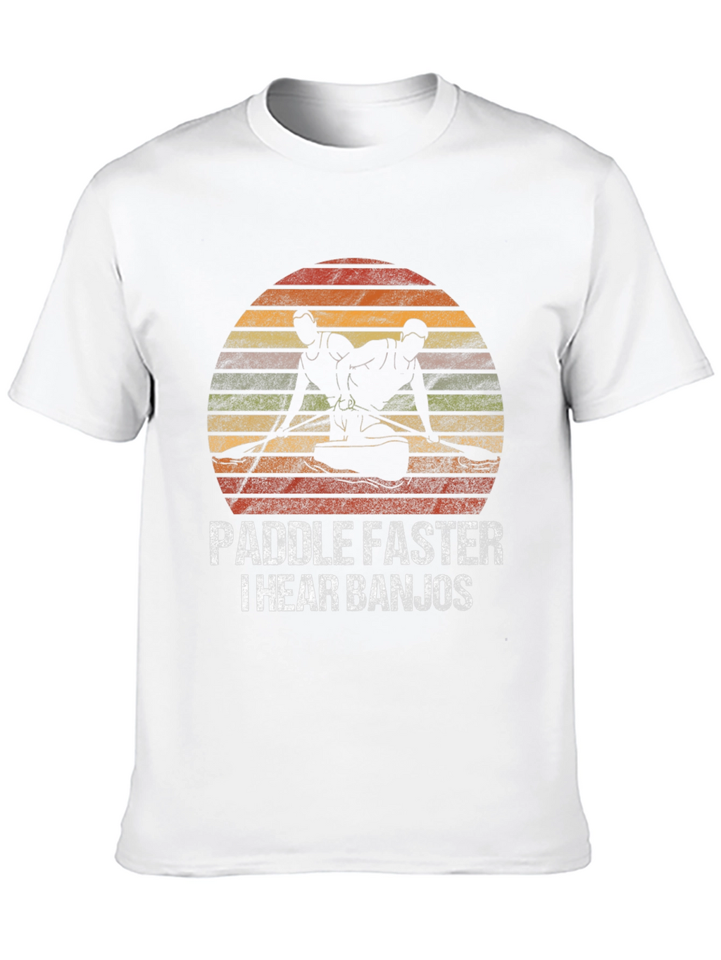 Paddle Faster T-Shirt - Banjo Humor Tee