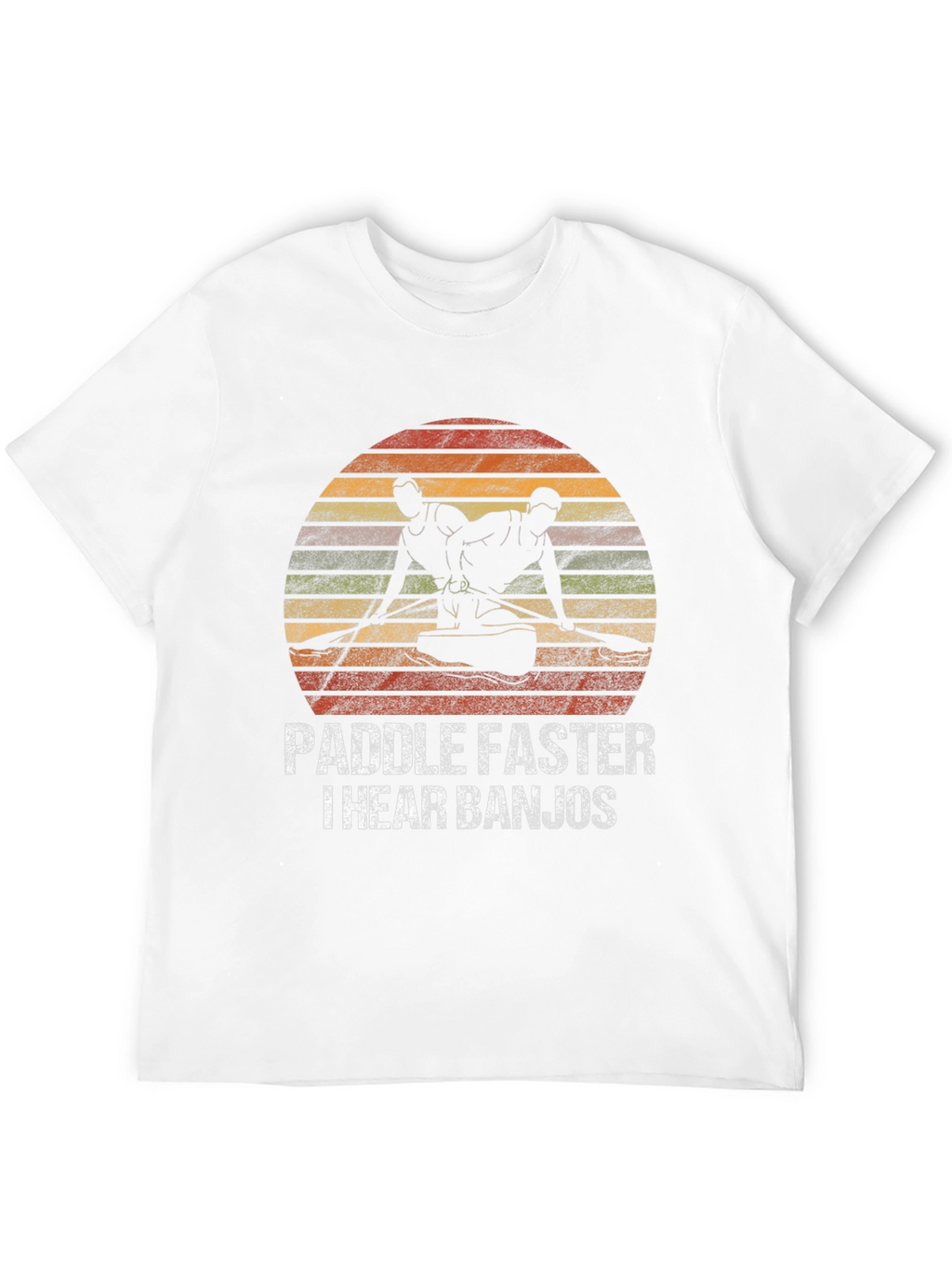 Paddle Faster T-Shirt - Banjo Humor Tee