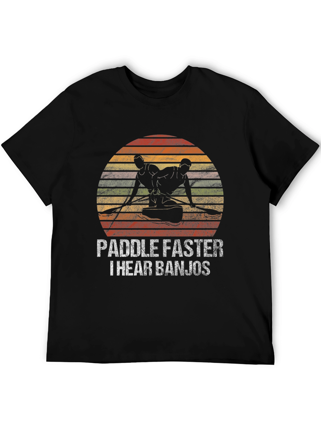 Paddle Faster T-Shirt - Banjo Humor Tee