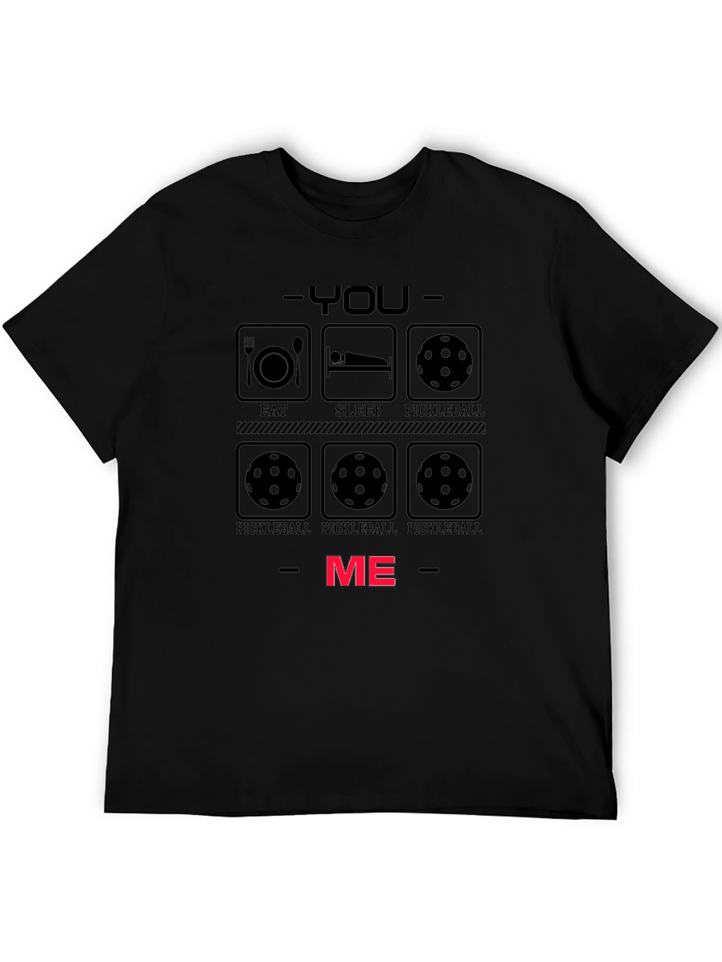 Pickleball Obsessed T-Shirt - Eat Sleep Pickleball Repeat Tee