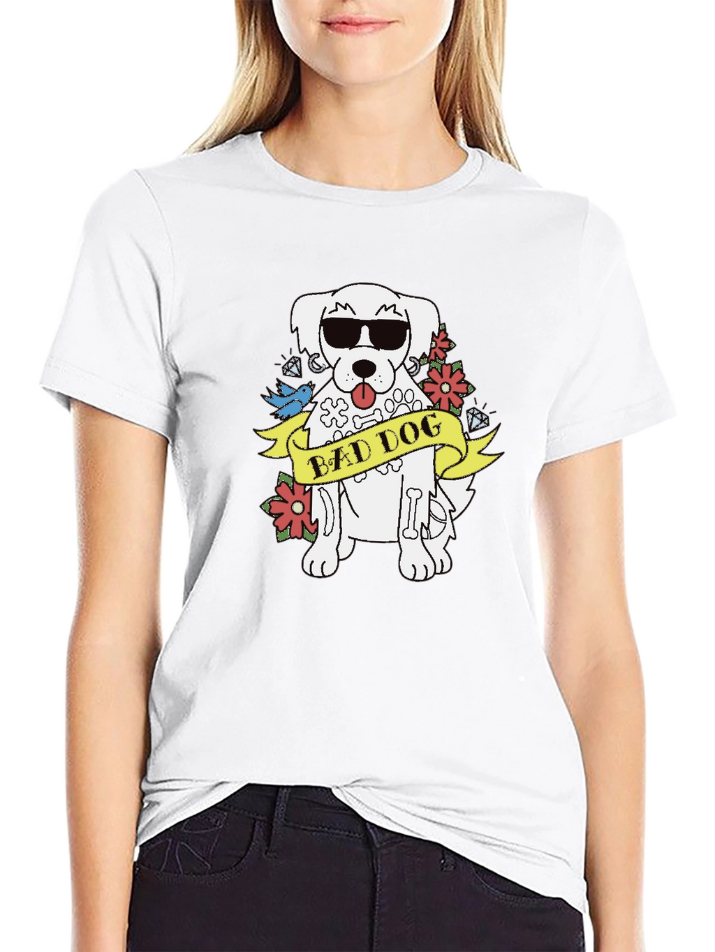 Bad Dog T-Shirt - Cool Canine Graphic Tee