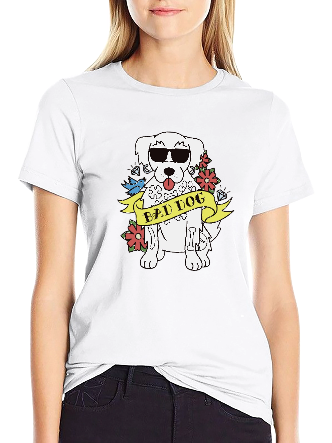 Bad Dog T-Shirt - Cool Canine Graphic Tee
