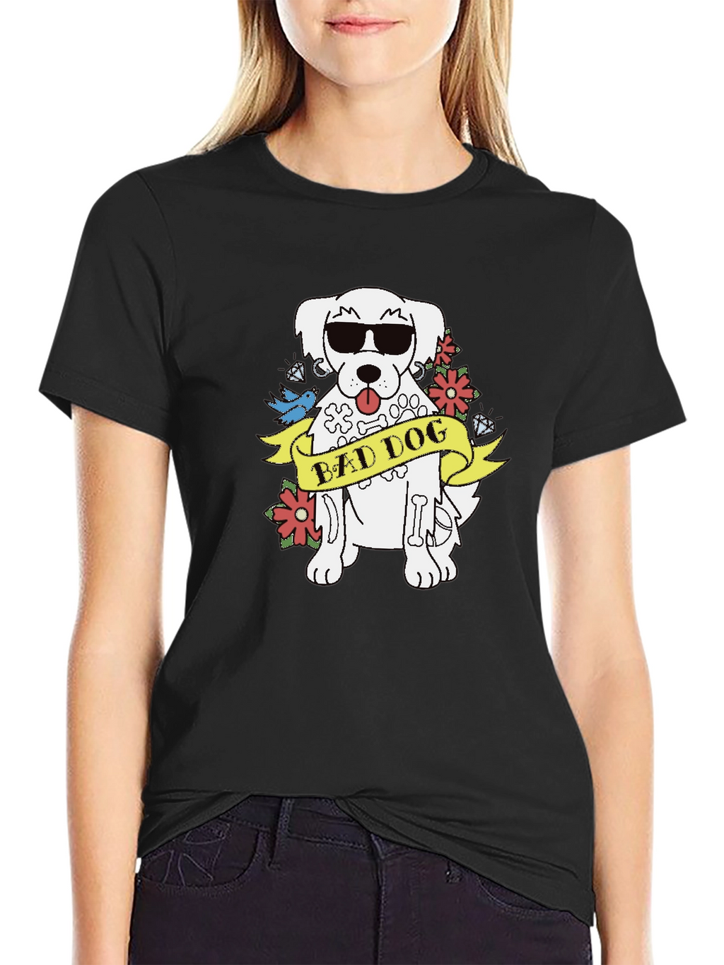 Bad Dog T-Shirt - Cool Canine Graphic Tee
