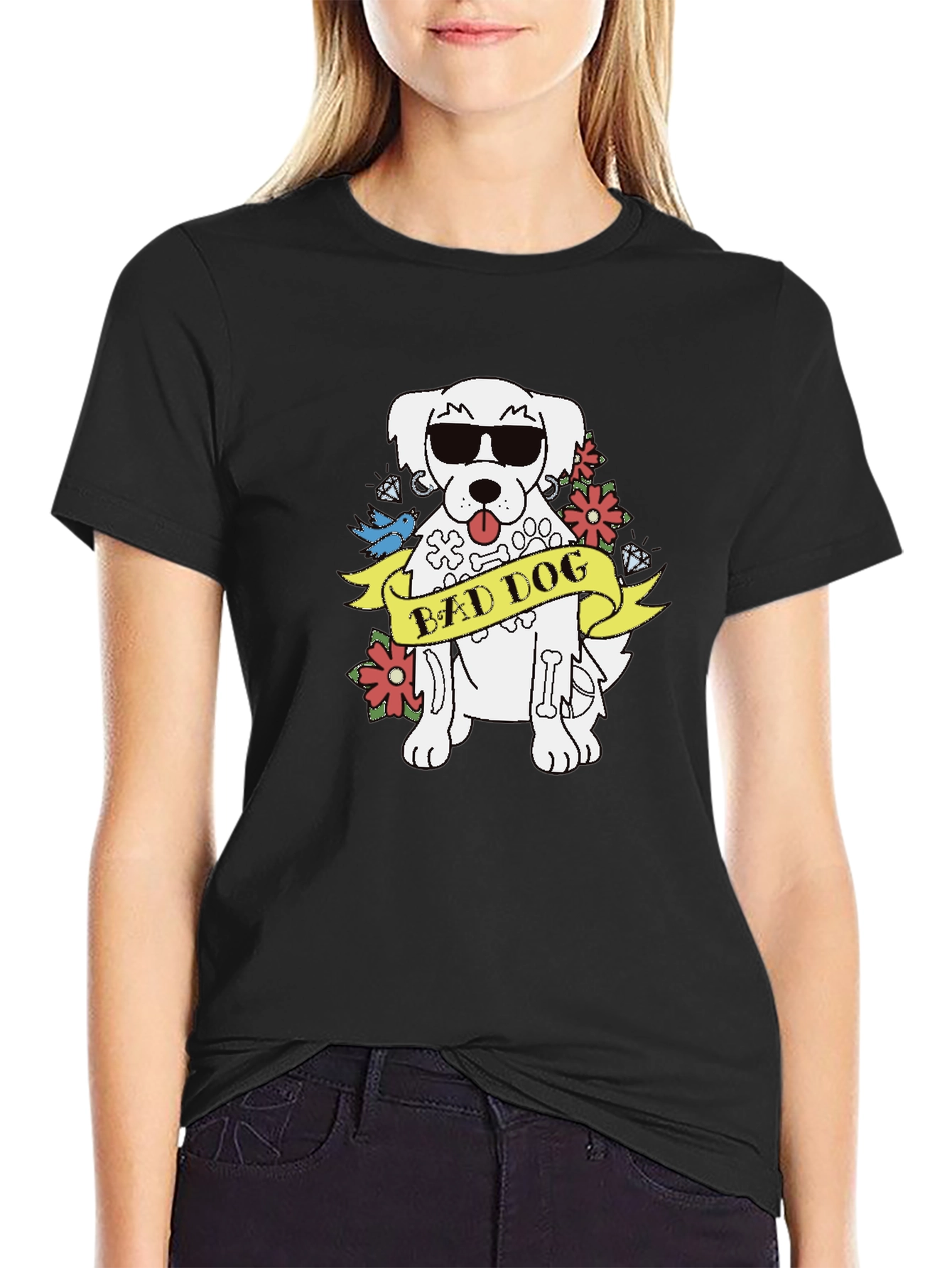 Bad Dog T-Shirt - Cool Canine Graphic Tee