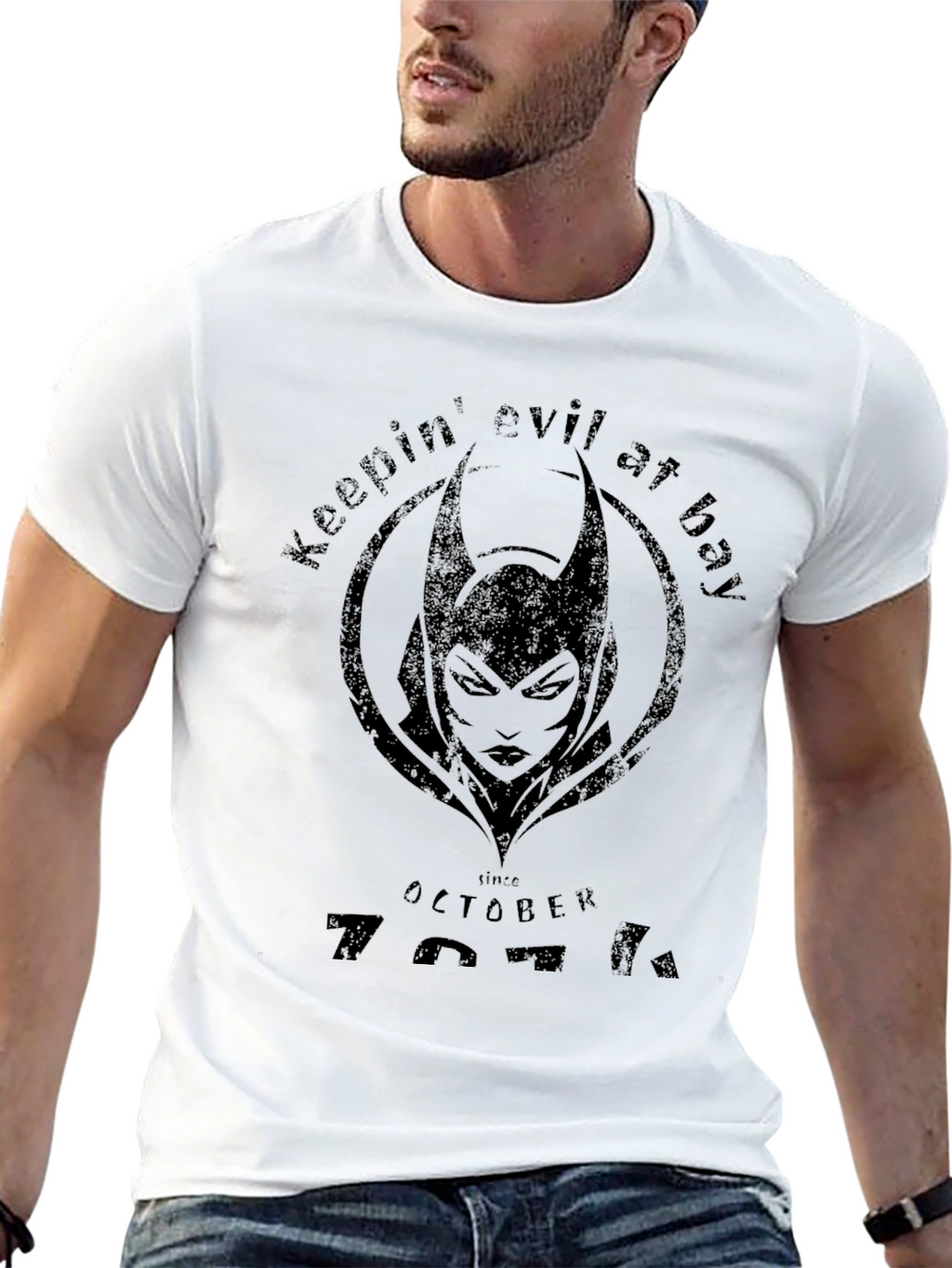 Keepin Evil at Bay Since October 7974 T-Shirt